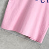 Gucci x Adidas 2022SS Trefoil Logo Ringer T-Shirt in Pink