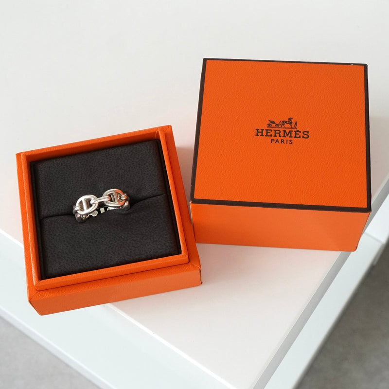 エルメス シェーヌダンクル アンシェネ 2023年製 シルバー925 指輪 リング 53サイズ / 13号 - NEWSED