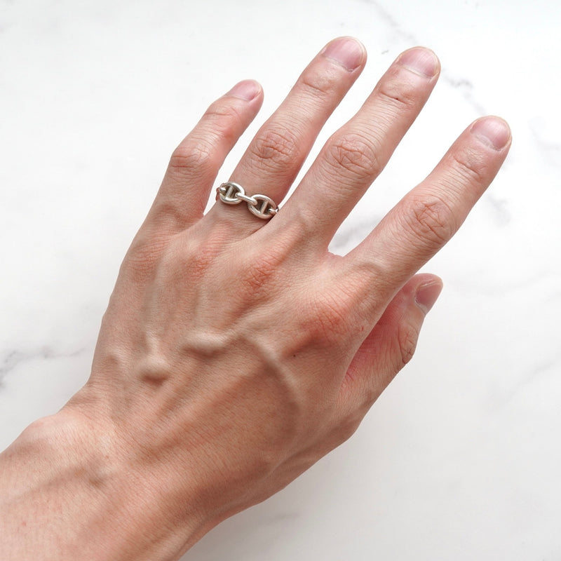 エルメス シェーヌダンクル アンシェネ 2023年製 シルバー925 指輪 リング 53サイズ / 13号 - NEWSED