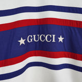 グッチ 2023AW ロゴ スウェット アイボリー/ネイビー/レッド - NEWSED