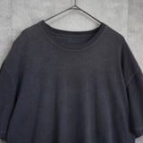 メゾンマルジェラ 2023SS ガーメントダイ オーバーサイズ Tシャツ チャコールグレー - NEWSED