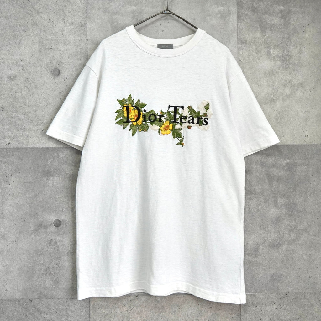 ディオール × デニムティアーズ 2023SS 刺繍 Tシャツ ホワイト