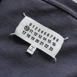 メゾンマルジェラ 2023SS ガーメントダイ オーバーサイズ Tシャツ チャコールグレー - NEWSED