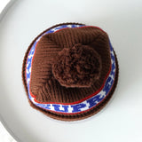 シュプリーム 2024AW Big Stripe Beanie ニット帽 ブラウン - NEWSED