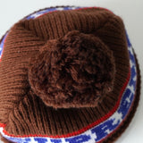 シュプリーム 2024AW Big Stripe Beanie ニット帽 ブラウン - NEWSED