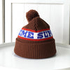 シュプリーム 2024AW Big Stripe Beanie ニット帽 ブラウン