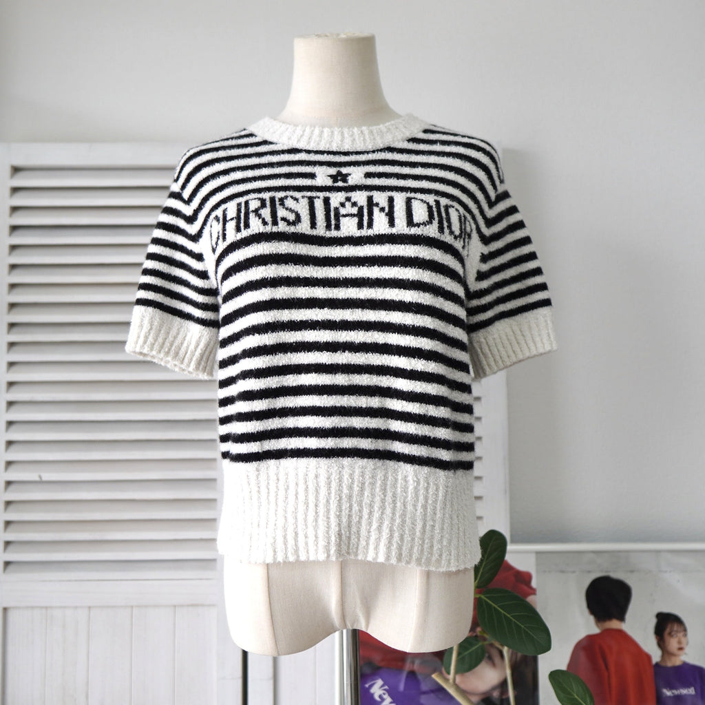 2024SS Dior Mariniere Short Sleeve Knit Top ブランド古着を扱う