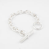 エルメス シェーヌダンクル シルバー925 ブレスレット MM 15コマ 新品仕上げ