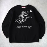 ガールズドントクライ エンジェル ニット ブラック