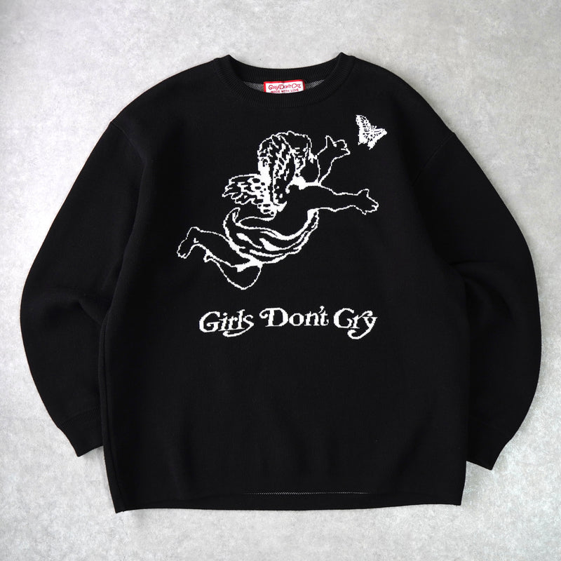 ガールズドントクライ エンジェル ニット ブラック