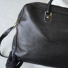 Dunhill Leather 2-Way Boston Bag in Black
