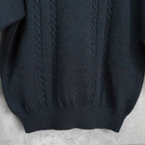 バーバリー ヴィンテージ ホースロゴ ニット グリーン系