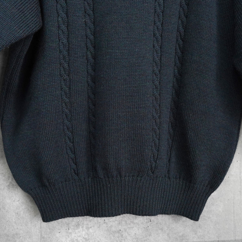 バーバリー ヴィンテージ ホースロゴ ニット グリーン系