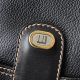 Dunhill Leather 2-Way Boston Bag in Black
