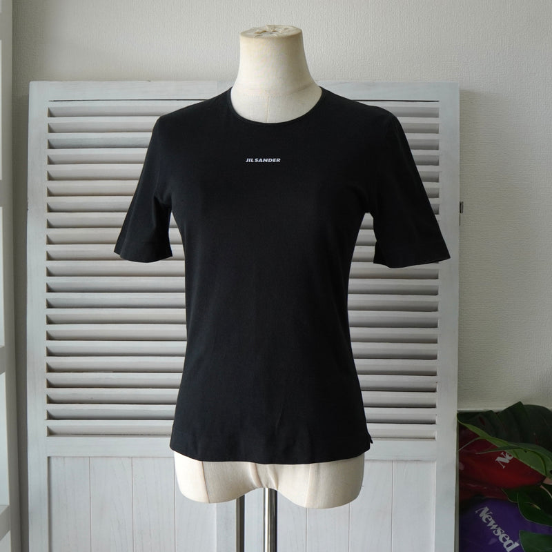 ジルサンダー ロゴ Tシャツ ブラック