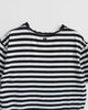 アミパリ アミ パリス ハートロゴ ボーダー Tシャツ ブラック / ホワイト Mサイズ メンズ レディース