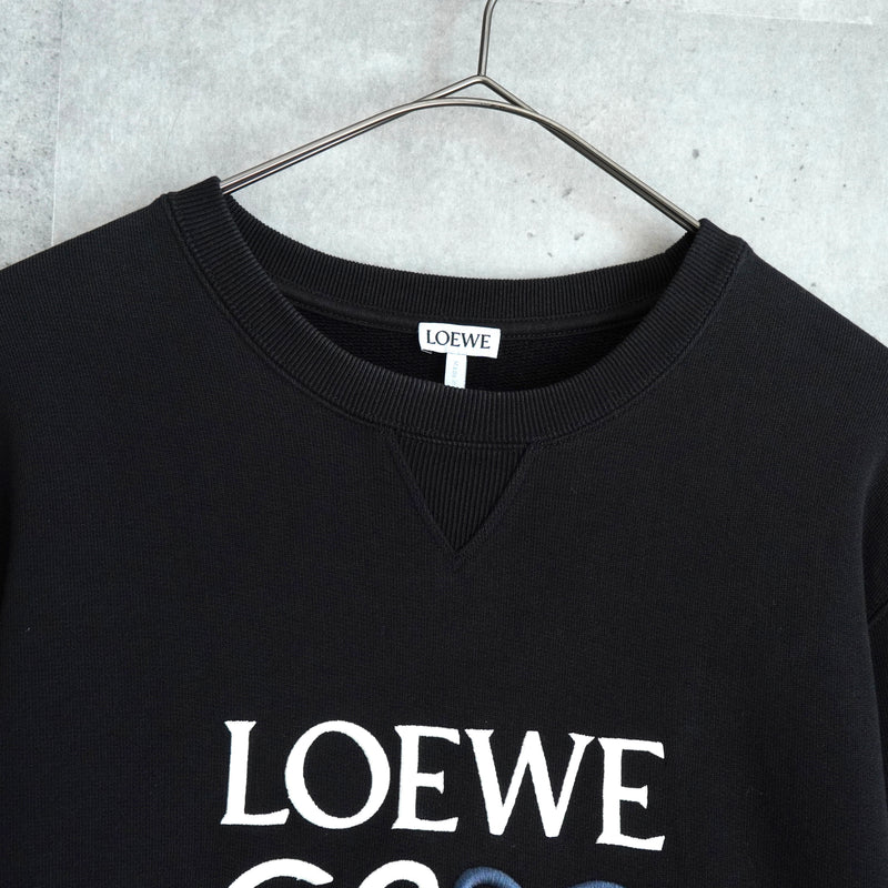 ロエベ アナグラム スウェット ブラック
