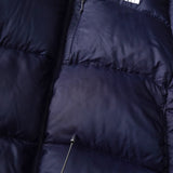 ザ ノースフェイス ヌプシ ロゴ ダウンジャケット ネイビー