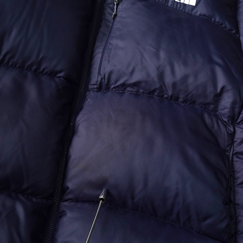 ザ ノースフェイス ヌプシ ロゴ ダウンジャケット ネイビー