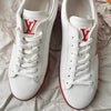 Louis Vuitton 21AW Luxembourg Samothrace Line Low Cut Sneakers White/Red 6 with Box