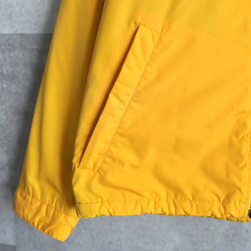 Yellow Color Nylon Fleece Jacket
