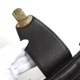 ルイ ヴィトン モノグラム マヒナ ルナーPM ショコラ ハンドバッグ ダークブラウン M97051