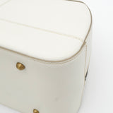 バーバリー レザー ハンドバッグ ホワイト