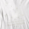 22SS Calendar Embroidery Oversize Tee Shirt Unused