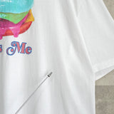 アクネ ストゥディオズ プリント オーバーサイズ Tシャツ ホワイト