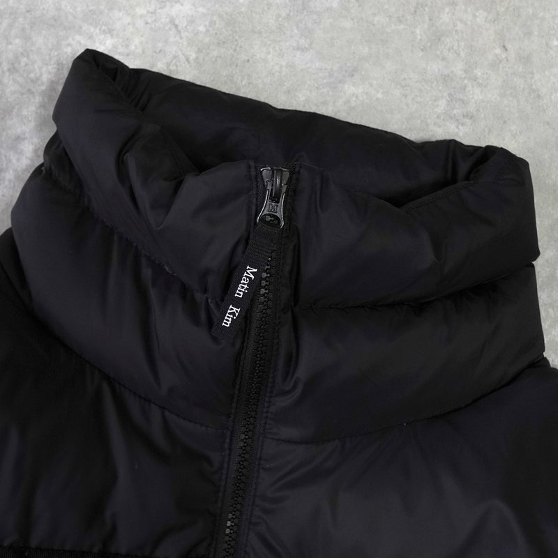 マーティンキム  ロゴ ダウンジャケット ブラック