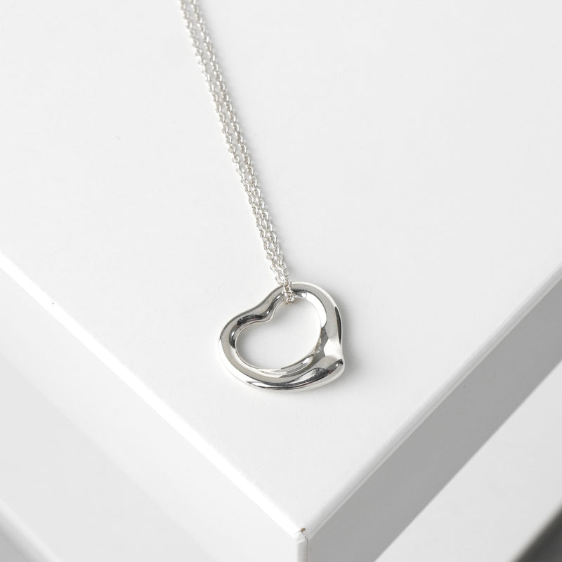 ティファニー オープンハート ネックレス シルバー925