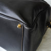 Dunhill Leather 2-Way Boston Bag in Black
