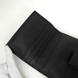 プラダ サフィアーノ レザー トライアングルロゴ 二つ折り財布 ブラック