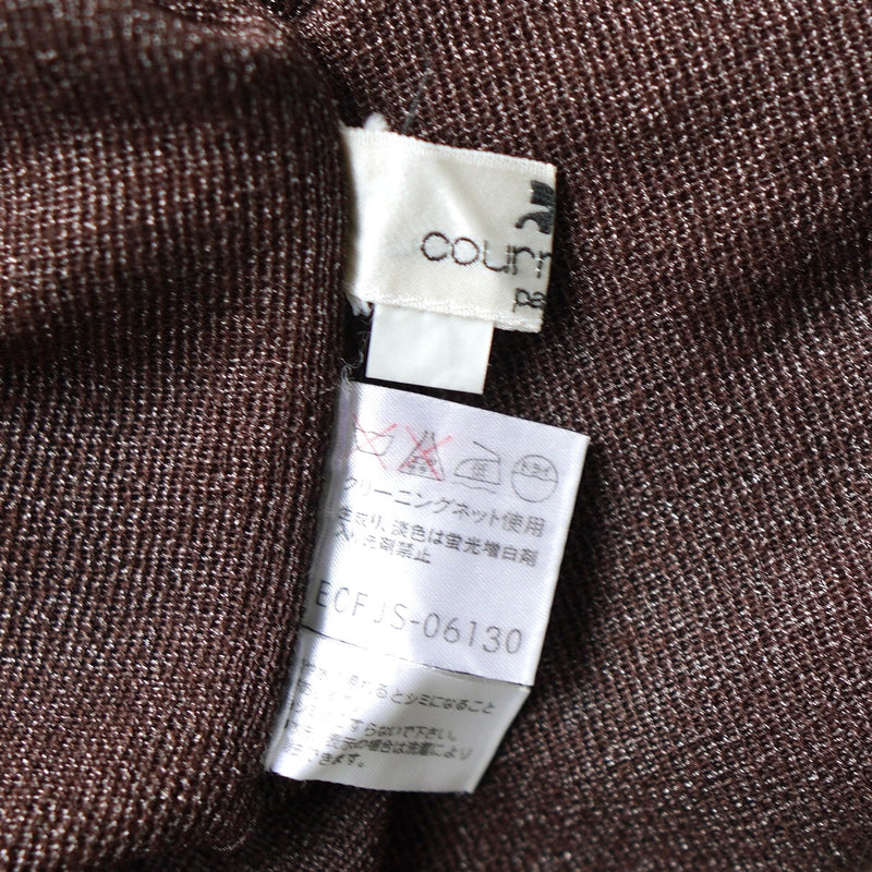 Logo Embroidery Turtleneck Short Sleeve Sweater