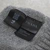 プラダ ロゴ カシミヤ ウール ニット グレー レディース