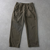 Two-tuck Cotton Pants