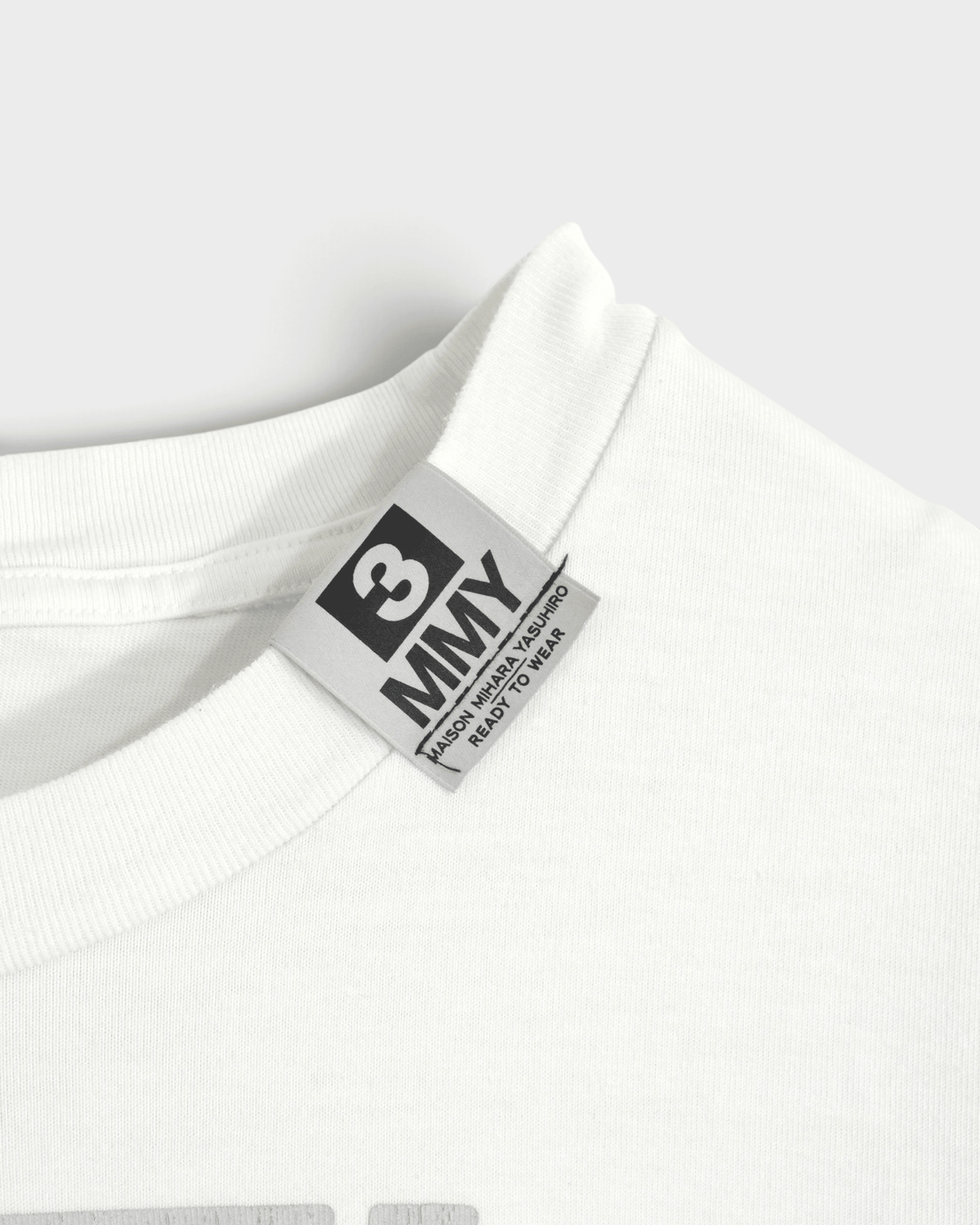 メゾン ミハラ ヤスヒロ 24SS SMILY FACE PRINTED Tシャツ ホワイト サイズ50 メンズ - NEWSED