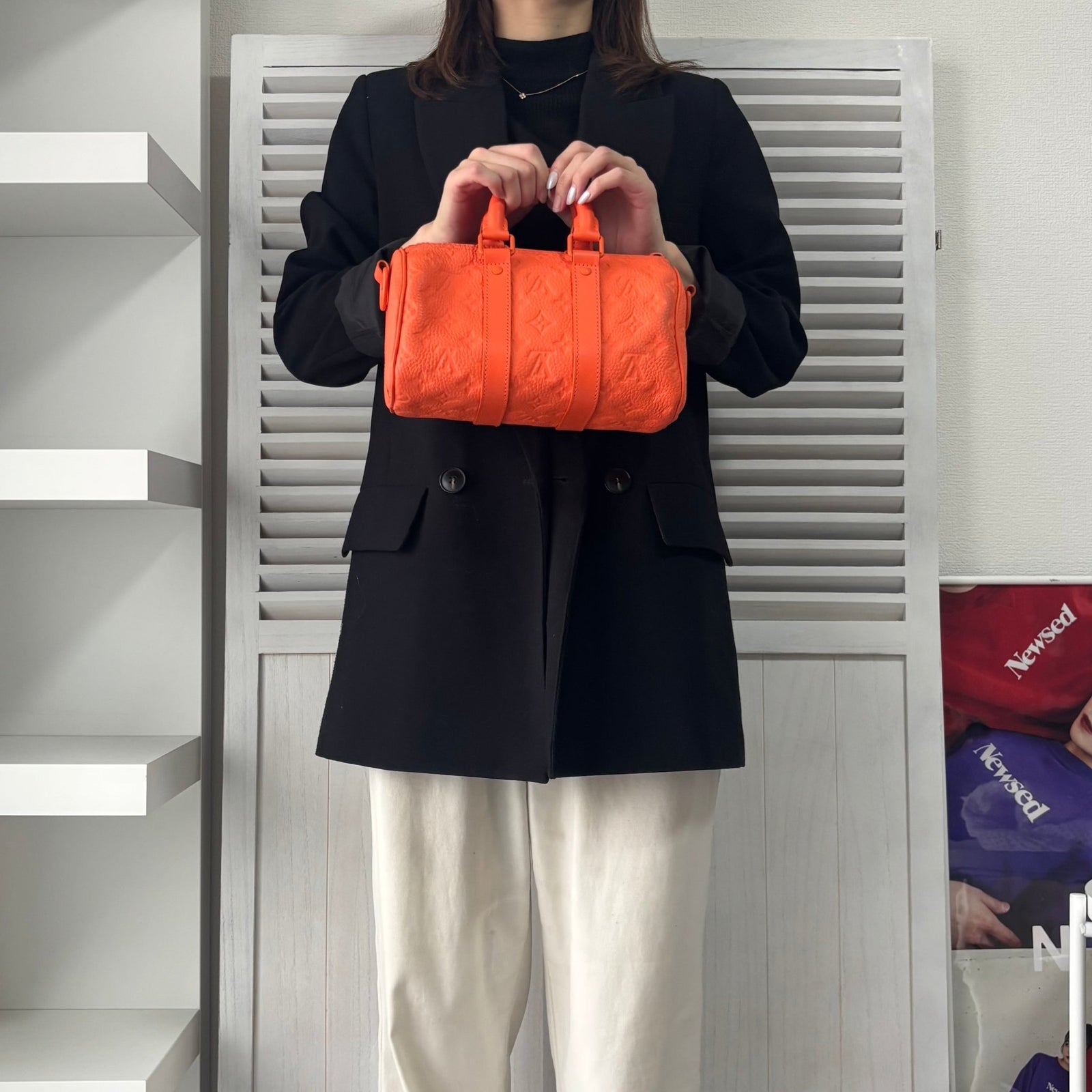 ルイヴィトン モノグラム キーポル バンドリエール25 トリヨンレザー