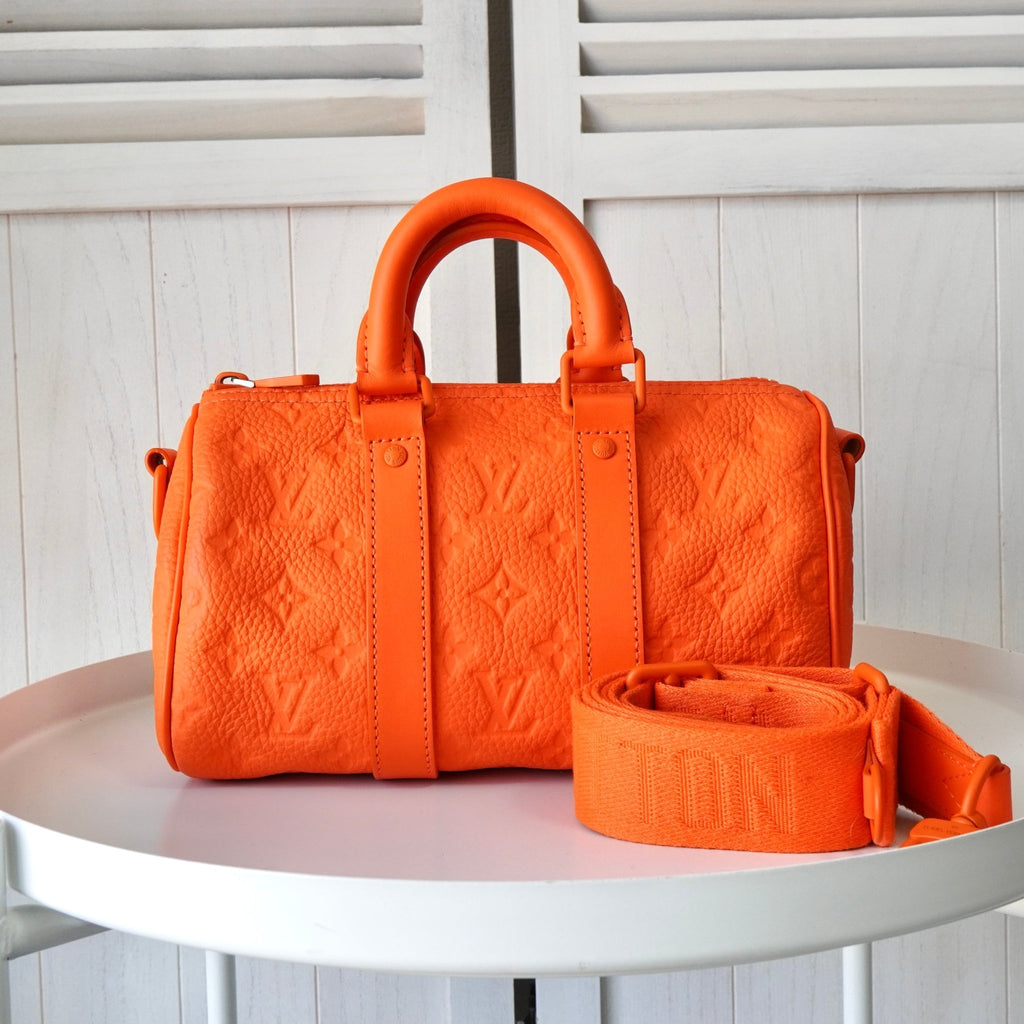 Louis Vuitton Monogram Keepall Bandouliere 25 Taurillon Leather 2