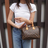 Louis Vuitton Monogram Speedy 25 手提包 棕色
