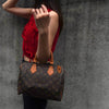 Louis Vuitton Monogram Speedy 25 手提包 棕色
