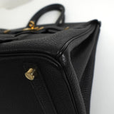 エルメス バーキン25 トゴ ブラック ゴールド金具 □L刻 / 2008年製 - NEWSED