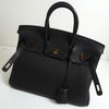 エルメス バーキン25 トゴ ブラック ゴールド金具 □L刻 / 2008年製