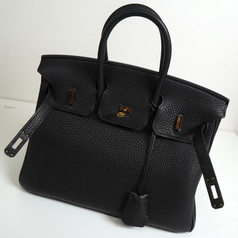 エルメス バーキン25 トゴ ブラック ゴールド金具 □L刻 / 2008年製