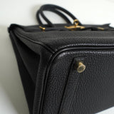 エルメス バーキン25 トゴ ブラック ゴールド金具 □L刻 / 2008年製 - NEWSED