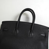 エルメス バーキン25 トゴ ブラック ゴールド金具 □L刻 / 2008年製 - NEWSED