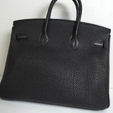 エルメス バーキン25 トゴ ブラック ゴールド金具 □L刻 / 2008年製 - NEWSED