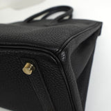 エルメス バーキン25 トゴ ブラック ゴールド金具 □L刻 / 2008年製 - NEWSED