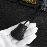エルメス バーキン25 トゴ ブラック ゴールド金具 □L刻 / 2008年製 - NEWSED