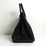 エルメス バーキン25 トゴ ブラック ゴールド金具 □L刻 / 2008年製 - NEWSED
